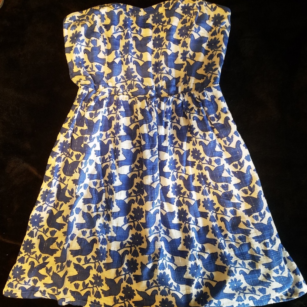Old Navy Tube Dress SZ 16 Strapless Gauze Lined